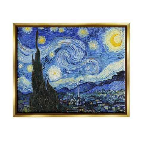 The Stupell Home Decor Collection Van Gogh Starry Night Impressionist