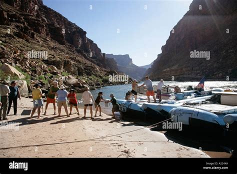 Rafting Colorado River Grand Canyon Arizona Stock Photo - Alamy