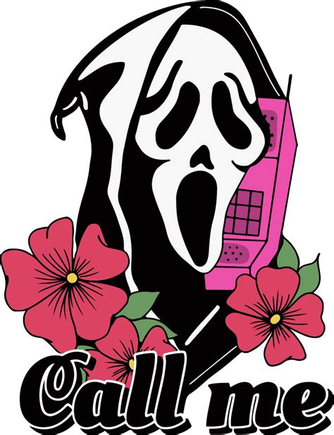 Ghostface Call Me Svg Horror Movie Svg Horror Characters S Inspire