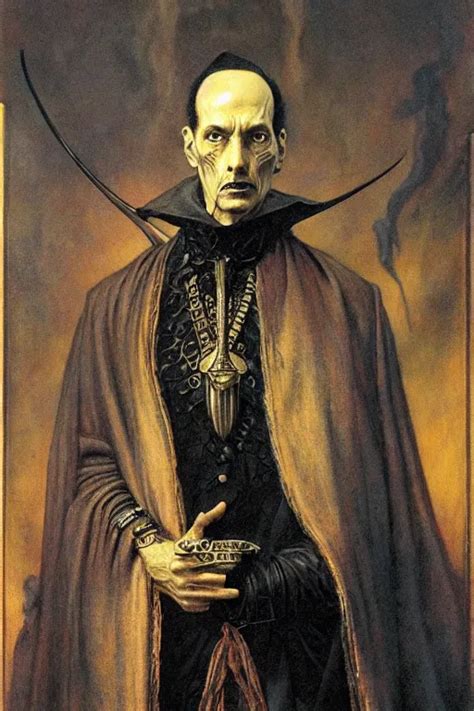 An Occult Art Portrait Painting Of Bolivar By Wayne Stable Diffusion