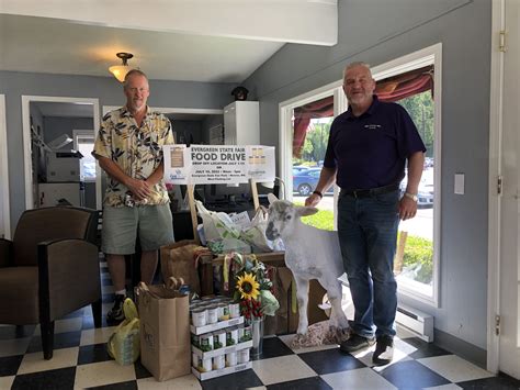 Evergreen State Fair Food Drive 2023 Lee Johnson Auto