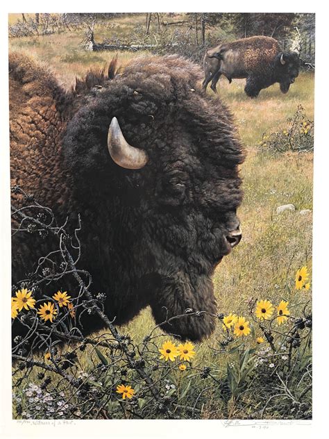 Lot Carl Brenders Witness Of A Past Bison Ltd Ed Signed Print