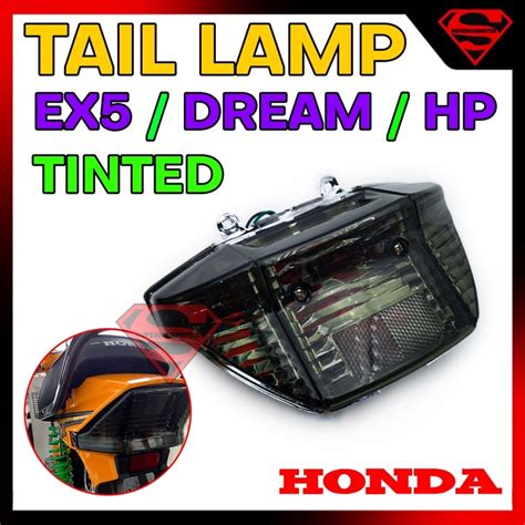 Tail Lamp Tinted Honda Ex Ex Dream Tail Lamp Cover Tinted Lampu