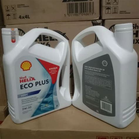 Jual Oli Mesin Shell Helix Eco Plus Lcgc Sae W Kemasan L