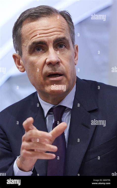 Bank Of England Governor Mark Carney Speaks During The Quarterly