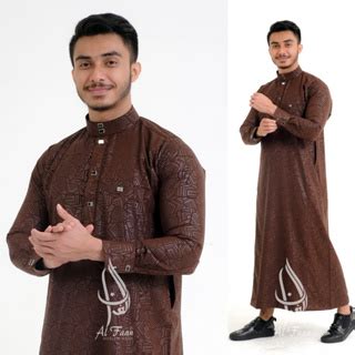 Jual Jubah Gamis Pria SLIMFIT Jubbah Muslim Pria Busana Muslim Jubah