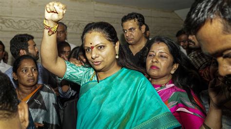 K Kavitha S First Reaction After Being Arrested By Ed In Delhi Excise