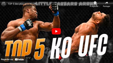 D Couvrez Notre Top Des Plus Gros Ko Ufc Arts Martiaux Mixtes