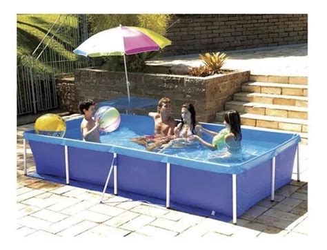 Alberca Estructural Rectangular Mor Piscina L Standart Mor Pvc