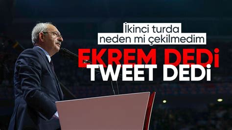 Kemal Kılıçdaroğlu Adaylıktan Neden çekilmediğini Açıkladı İki Sebebi Var