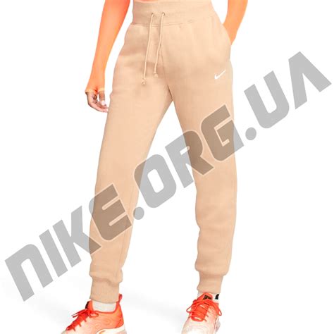 Nike W Nsw Phnx Flc Hr Pant Std Beige