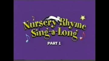 Teddy Bear Sing Along: Nursery Rhyme Sing Along (1999 UK VHS) : Video ...