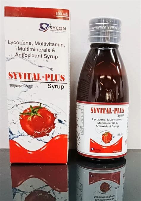 Lycopene Multivitamin Multiminerals Antioxidant Syrup Grade Standard