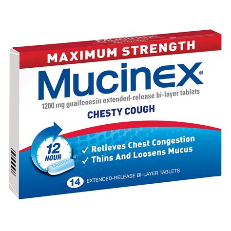 Mucinex Chesty Cough Maximum Strength Net Pharmacy