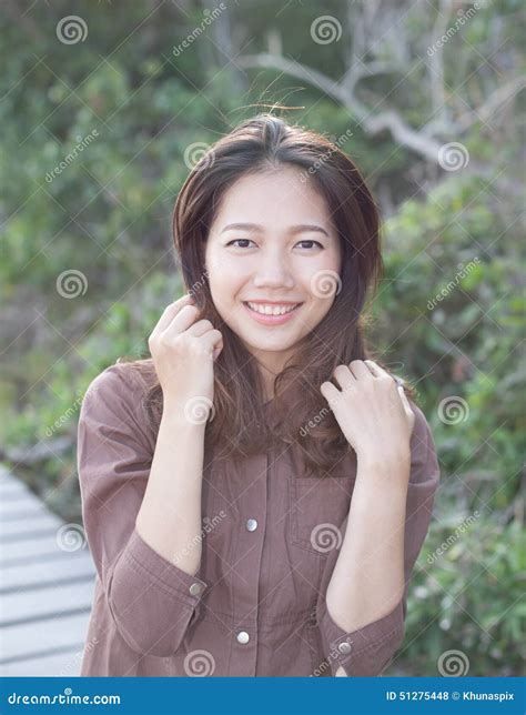 Portrait of Beautiful Young Woman Toothy Smiling with Happy Face and Joy Emotion Stock Photo ...