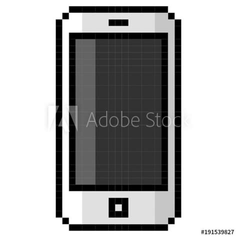 Pixel Phone Icon At Collection Of Pixel Phone Icon