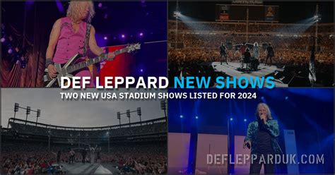 Rock Out In 2025 With Def Leppard Stadium Tour Spectacular