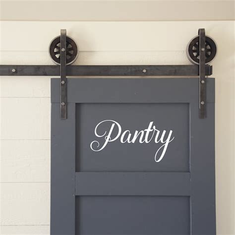 Pantry Decal Kitchen Sticker Farmhouse Kitchen Decor Etsy