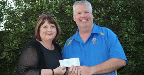 Perth Lions Club Donates To Cystic Fibrosis Tasmania The