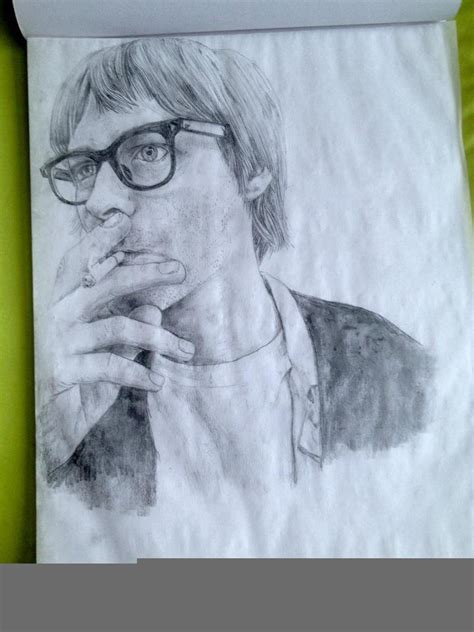 Kurt Cobain Pencil Sketch By Hegdish On Deviantart