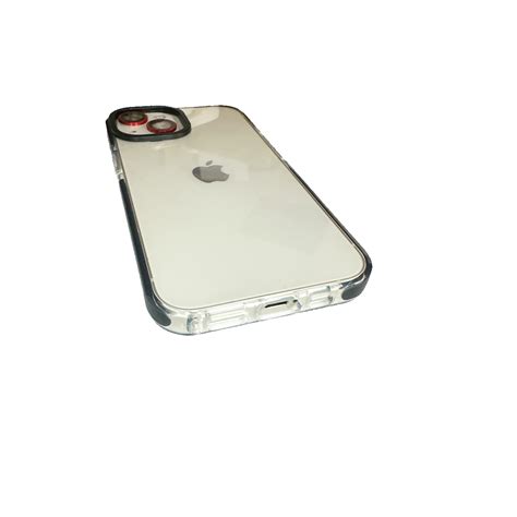 Ripley Carcasa Para Iphone Pro Max Transparente Borde Negro