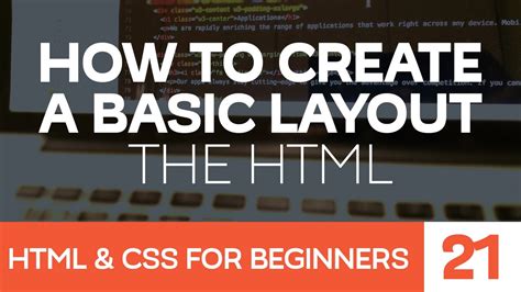 Html Css For Beginners Part How To Create A Basic Website Layout