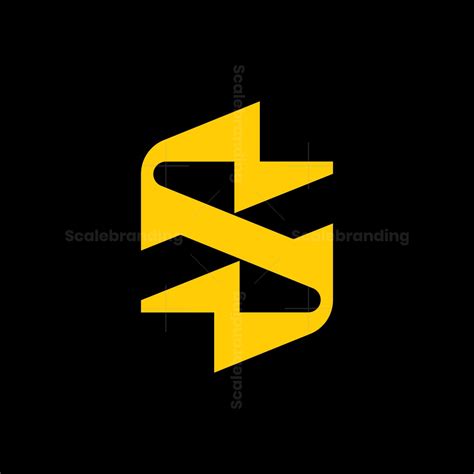 Letter S Lightning Logo Scalebranding