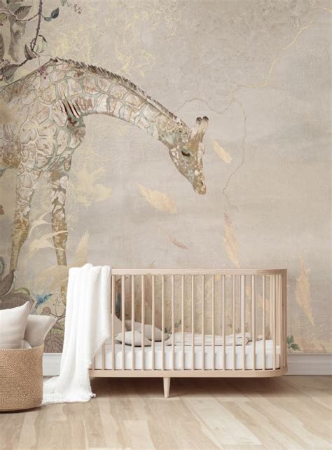 Behang Giraffe Behang Voor Jouw Kinderkamer Woonkamer Of Nieuwe