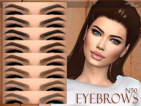 Sims Mh Eyebrows N By Magichand Available Colors