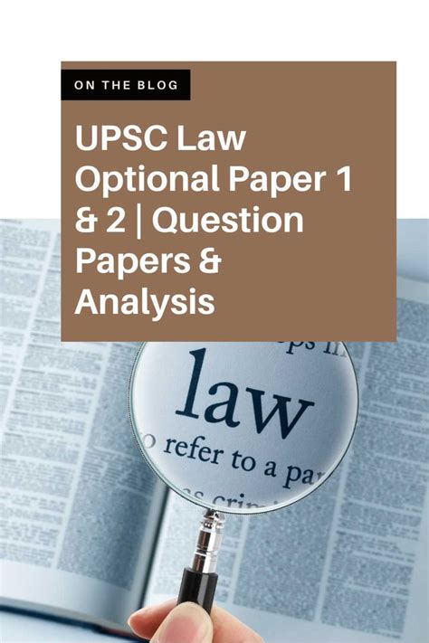 Upsc Law Optional Mains Paper Question Paper Pdf