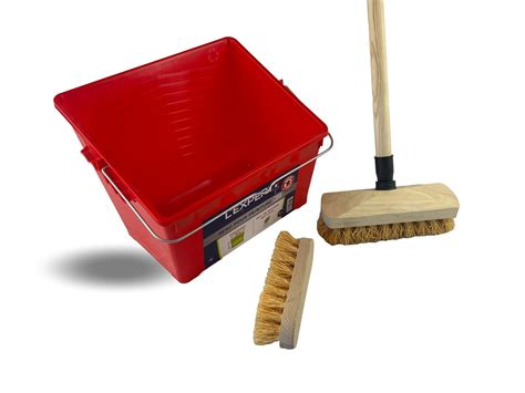 Kit Balai Brosse Lave Pont Seau Rectangulaire Brosse Laver Manche