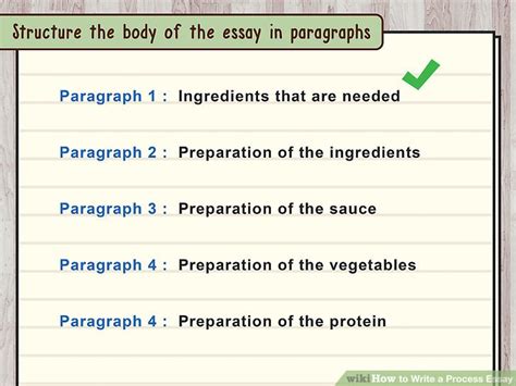 How To Write A Process Essay 15 Steps With Pictures Wikihow