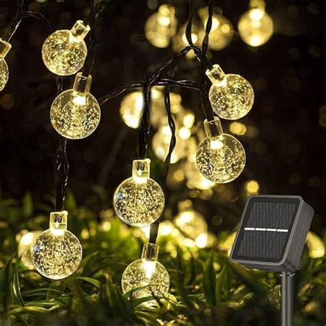 Gutpop Solar Lichterkette Aussen Lichterkette Au En Mit M Led