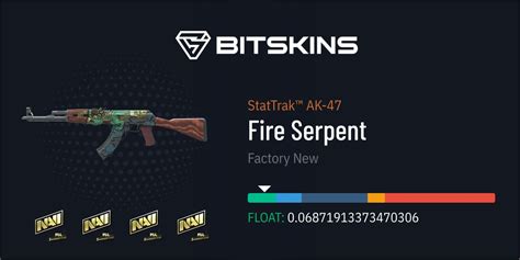 StatTrak AK 47 Fire Serpent Factory New CS2 Skins Find And