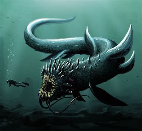 Sea Monsters Creepy Gallery Scary Sea Creatures Sea Monsters Deep