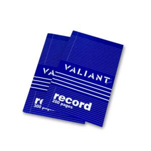 Valiant Record Book Junior 150pp-500pp • OfficeMoTo Online Shop Philippines