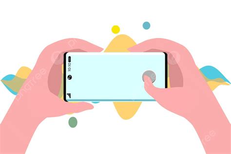 Smartphone Blank Screen Vector Design Images Horizontal Blank Screen