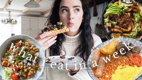 WHAT I EAT IN A WEEK Realistic Intuitive Vegan VEGANUARY YouTube