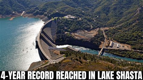 Lake Shasta Reaches 4 Year Record High As Water Level Continues To Rise