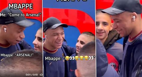 Bilderna På Mbappés Arsenal Diss Sprids