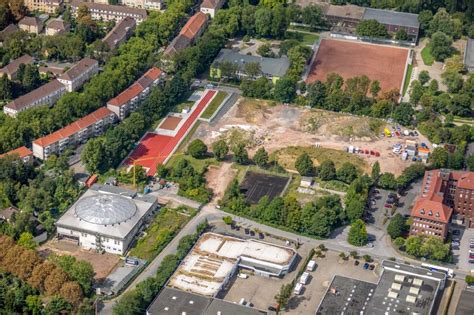 Essen Von Oben Baustelle Zuzm Neubau Der Merkez Moschee Im