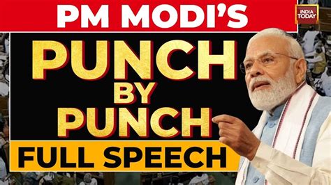 No Confidence Motion Live Pm Modi Speech In Lok Sabha Today Parliament Monsoon Session 2024