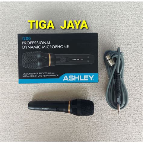 Jual Mic Kabel Ashley I I Mik Dinamik Microphone Cable Ashley