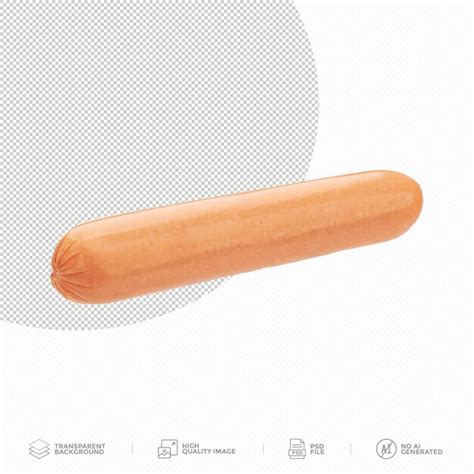 Premium Psd Fresh Sausages On Transparent Background