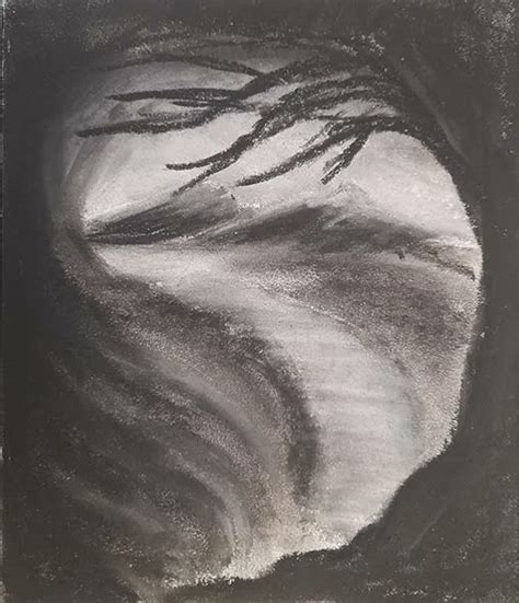 Abstract Charcoal Drawing Ideas