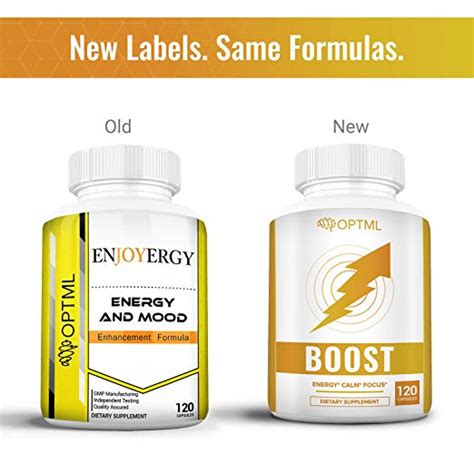 Optml Boost Energy Enhancement Supplement 120 Capsules Optml