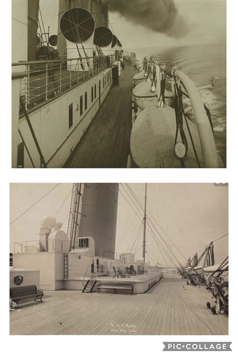 Mauretania Vs Olympic Boat Deck You Can See Why Olympics Was Quite