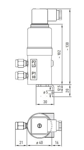 PREMASGARD SHD 692 U 907 Преобразователь давления S S Regeltechnik