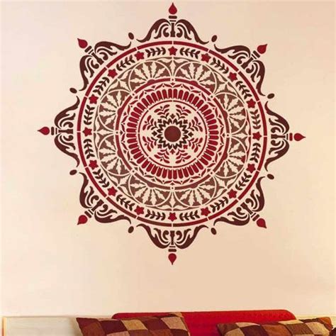 Prosperity Mandala Stencil Large Stencil Mandala Mandala Stencils