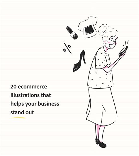 E-commerce free Illustration Pack on Behance